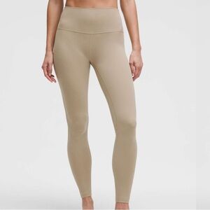 Lululemon Align High Rise Pant 28” in Sheer Oak - Double Lined